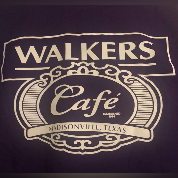 Walker’s Cafe Madisonville TX NEW T-Shirt Purple XXL - Picture 5 of 6